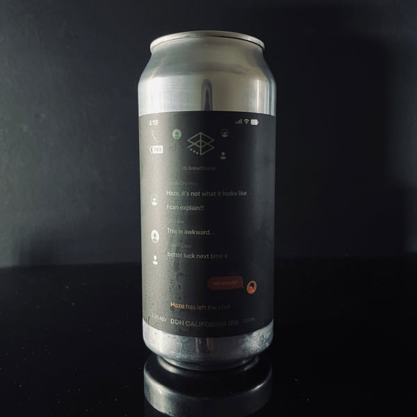 Range Brewing, Haze Has Left The Chat: DDH Cali IPA, 440ml