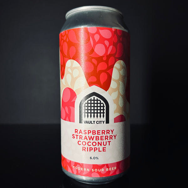 Vault City Brewing, Raspberry Strawberry Coconut Ripple: Sour, 440ml