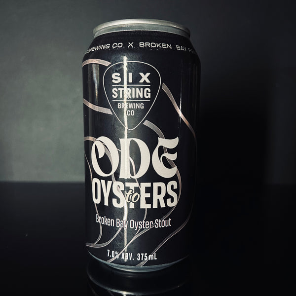 Six String Brewing, Ode to Oysters: Stout, 375ml