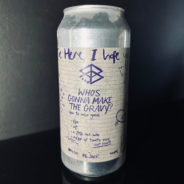 Range Brewing, Who's Gonna Make The Gravy: Pilsner, 440ml