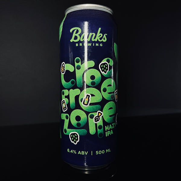 Banks Brewing, Croc Free Zone: Hazy IPA, 500ml