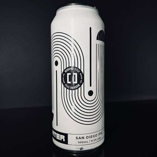 Working Title Brew Co. Water: San Diego IPA, 500ml