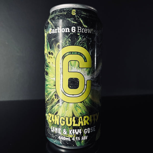 Carbon 6 Brewing, Zingularity: Lime Kiwi Gose, 440ml
