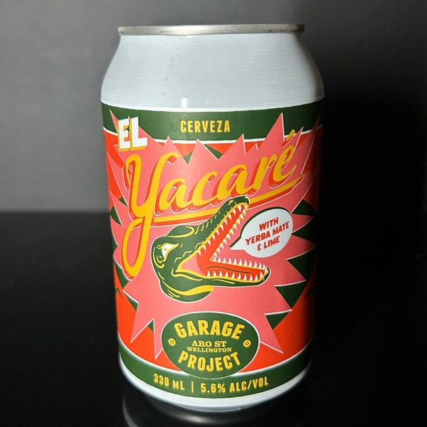 Garage Project, El Yacare: Yerba Mate Lime Lager, 330ml