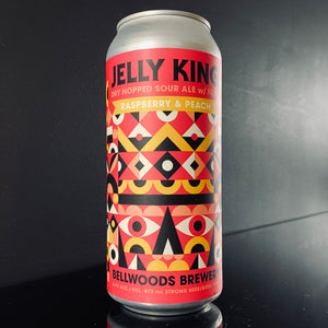 A can of Bellwoods, Jelly King Raspberry & Peach, from My Beer Dealer.