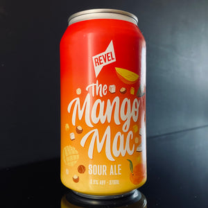 A can of Revel Brewing Co., The Mango Mac Sour Ale, 375ml from My Beer Dealer.