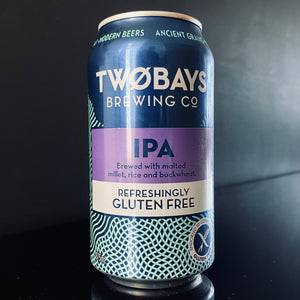 A can of TWOBAYS Brewing Co., IPA from My Beer Dealer.