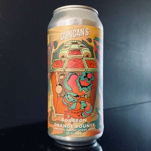 A can of Duncan's Brewing, Bourbon Orange Bounty, 440ml from My Beer Dealer.
