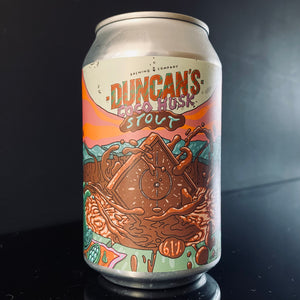 A can of Duncan's Brewing, Coco Husk, 330ml from My Beer Dealer.