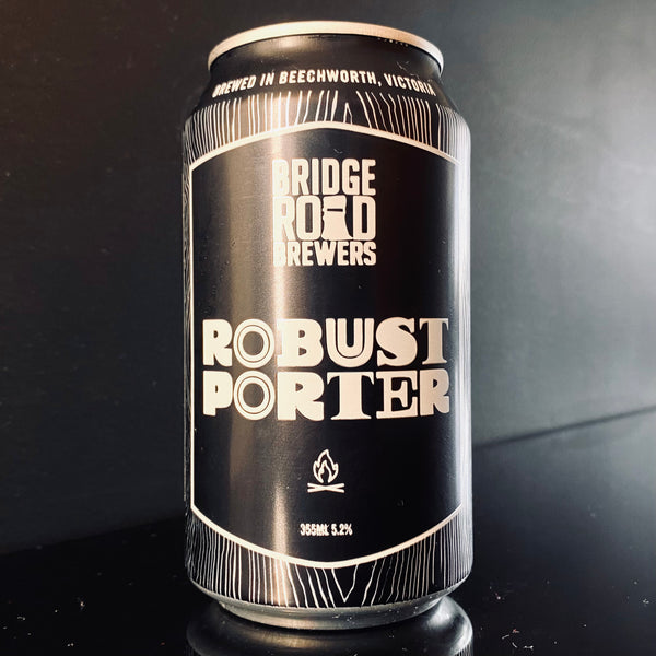 A can of Bridge Road Brewers, Robust Porter, 355ml from My Beer Dealer.