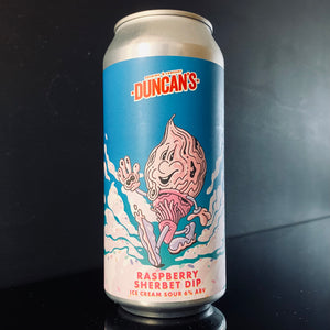 A can of Duncan's Brewing, Raspberry Sherbet Dip, 440ml from My Beer Dealer.