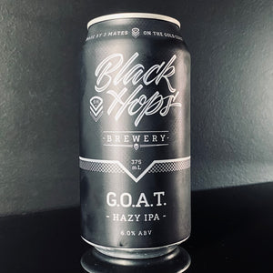 A can of Black Hops Brewery, GOAT, 375ml from My Beer Dealer.