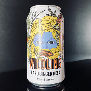 A can of Seven Mile Brewing Co., Wildling Ginger Beer, 375ml from My Beer Dealer.