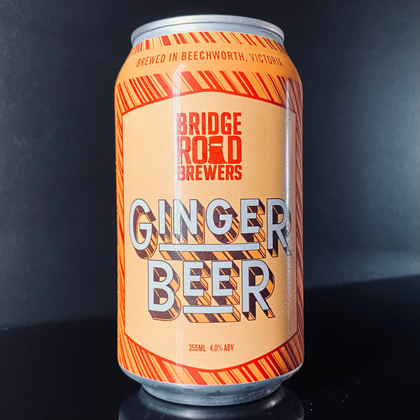 A can of Bridge Road Brewers, Ginger Beer, 355ml from My Beer Dealer.