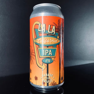 A can of Garage Project, LA LA California IPA, 440ml from My Beer Dealer.