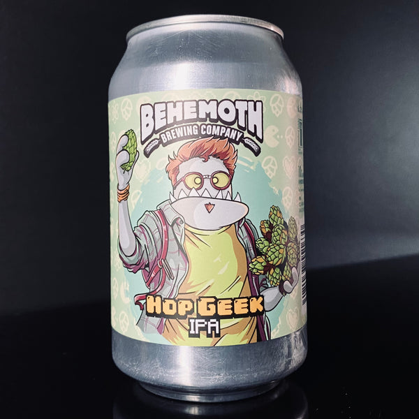A can of Behemoth Brewing Company, Hop Geek IPA, 330ml from My Beer Dealer.