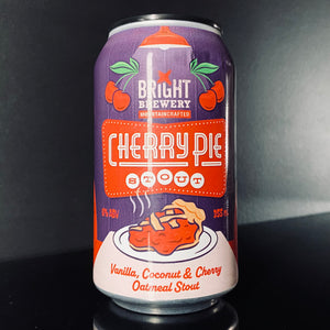 A can of Bright Brewery, Cherry Pie Stout, 355ml from My Beer Dealer.