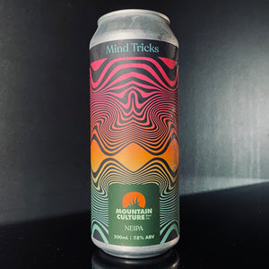 A can of Mountain Culture, Mind Tricks, 500ml from My Beer Dealer.