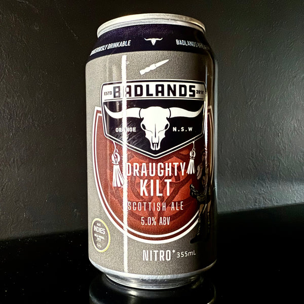 Badlands, Draughty Kilt: Scottish Ale, 355ml
