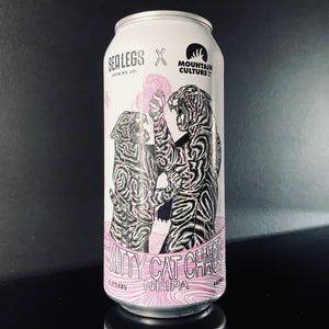 A can of Sea Legs Brewing Co. x Mountain Culture Beer Co., Kitty Cat Chaos NEIPA, 440ml from My Beer Dealer.