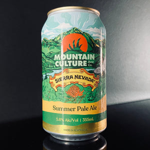 A can of Mountain Culture Beer Co., Summer Pale Ale, 355ml from My Beer Dealer.