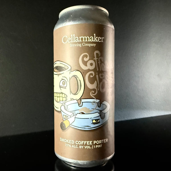 Cellarmaker Brewing Company, Coffee & Cigarettes: Smoked Coffee Porter, 473ml