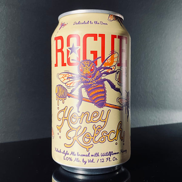 A can of Rogue Ales, Honey Kolsch, 355ml from My Beer Dealer.