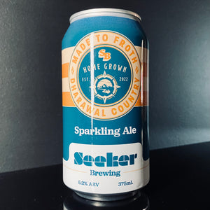 A can of Seeker Brewing, Sparkling Ale, 375ml from My Beer Dealer.