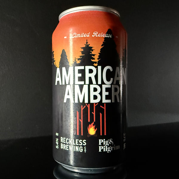 Reckless Brewing Co, American Amber, 375ml