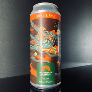 A can of Mountain Culture Beer Co., Forklift One, 500ml from My Beer Dealer.