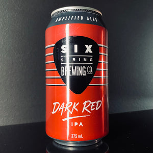A can of Six String, Dark Red IPA, 375ml from My Beer Dealer.