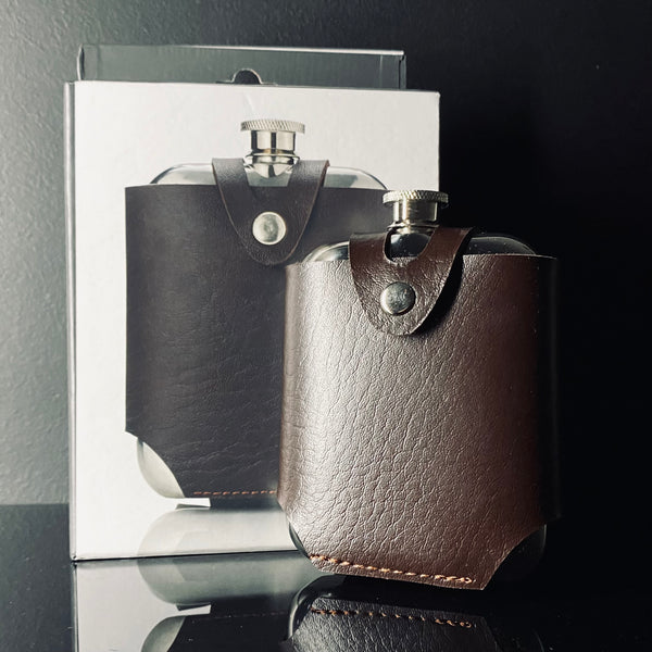 Stainless Steel Flask & Travelling Case