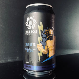 A can of Helios Brewing Company, Zeus Thunderbolt DIPA, 375ml from My Beer Dealer. 