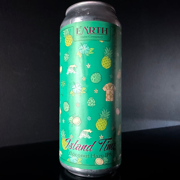 Earth Beer Company, Island Time: Coconut Hazy IPA, 500ml