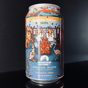 A can of Mountain Culture x Firestone Walker, Bubblin' Billies, 355ml from My Beer Dealer.