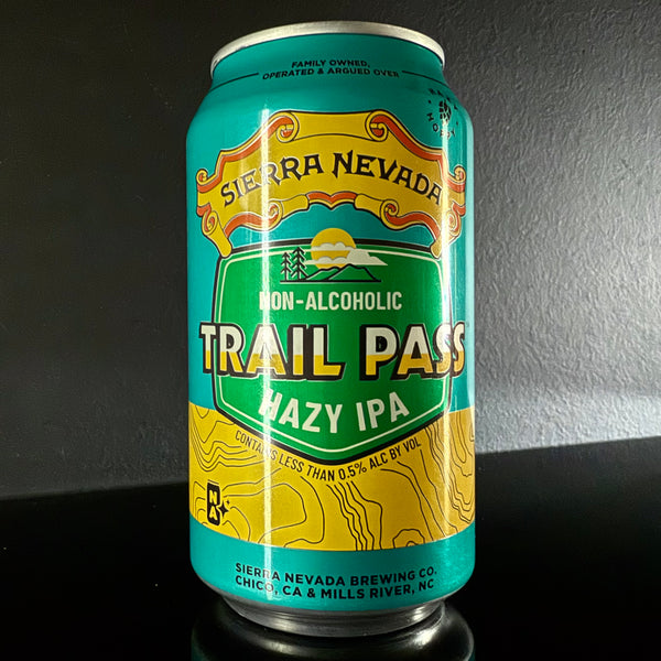 Sierra Nevada, Trail Pass Hazy IPA: Alc-Free IPA, 355ml