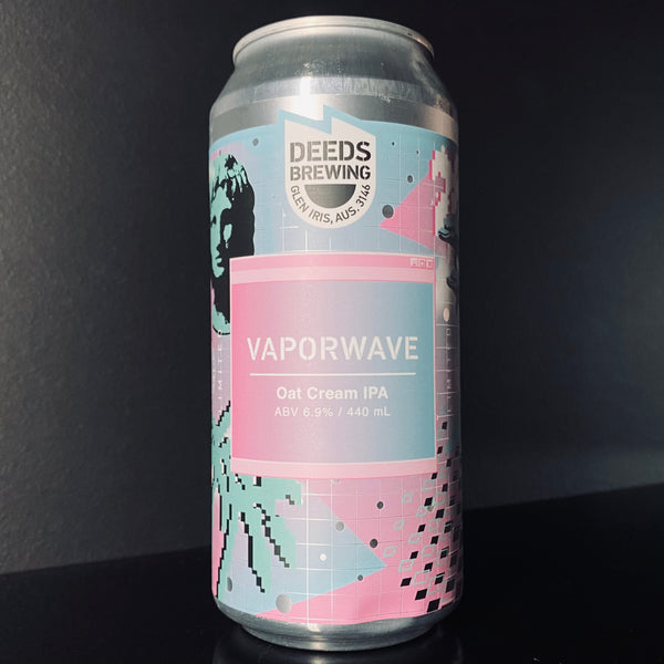 Deeds, Vaporwave Oat Cream IPA, 440ml