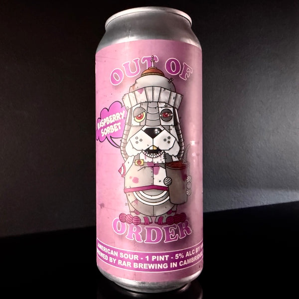 RaR Brewing, Out of Order: Raspberry Sorbet, Smoothie Sour, 473ml