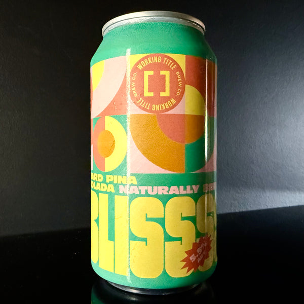 Working Title Brew Co. Bliss: Pina Colada Hard Soda, 375ml