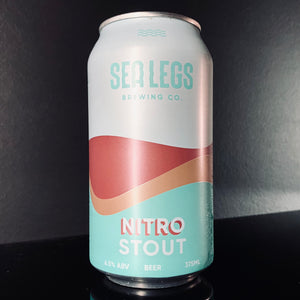 A can of Sea Legs Brewing Co., Nitro Milk Stout, 375ml from My Beer Dealer.