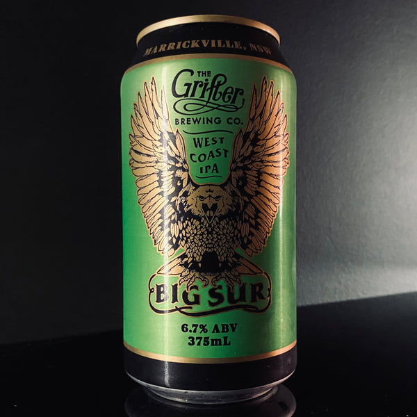 A can of The Grifter Brewing Co., Big Sur, 375ml from My Beer Dealer.