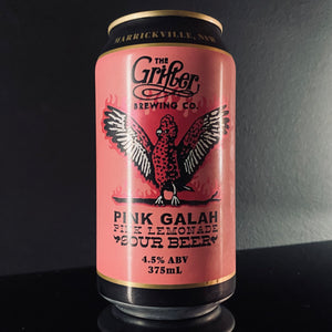 A can of The Grifter Brewing Co., Pink Galah Lemonade Sour, 375ml from My Beer Dealer.