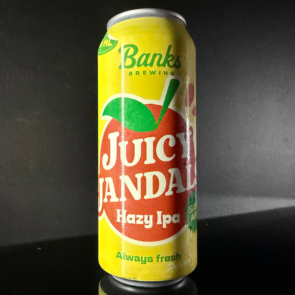Banks Brewing, Juicy Jandals: Hazy NZ IPA, 500ml