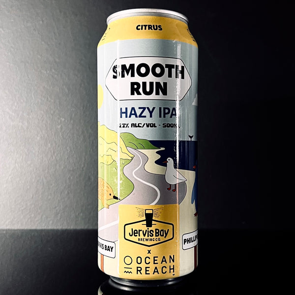 Ocean Reach Brewing Co X Jervis Bay. Smooth Run: Hazy IPA, 500ml