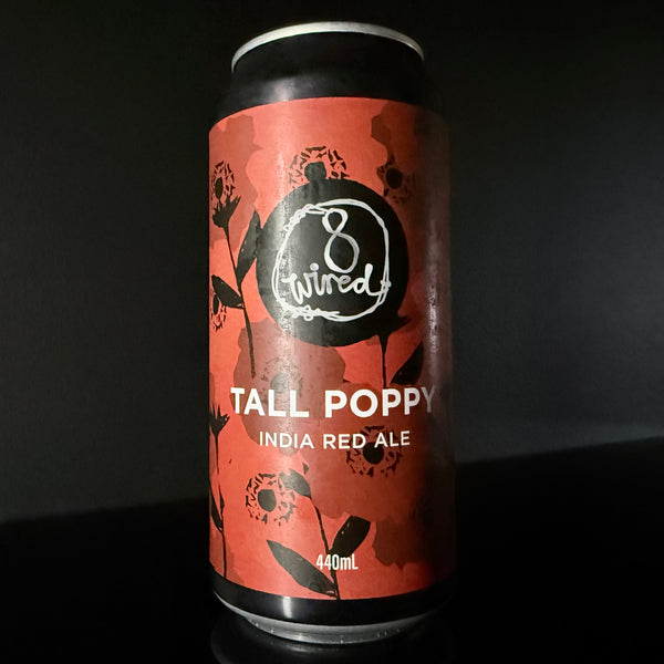 8 Wired, Tall Poppy: India Red Ale, 440ml