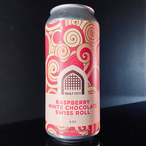 Vault City Brewing, Raspberry White Chocolate Swiss Roll, 440ml