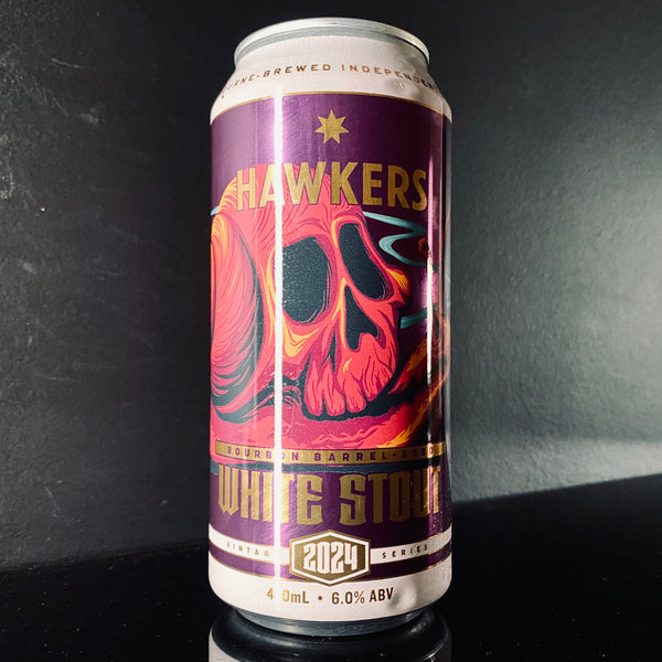 Hawkers Beer, Bourbon Barrel-Aged White Stout 2024, 440ml