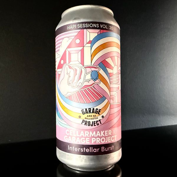 Garage Project x Cellarmaker, Hapi Sessions: Interstellar Burst WC Cold IPA, 440ml