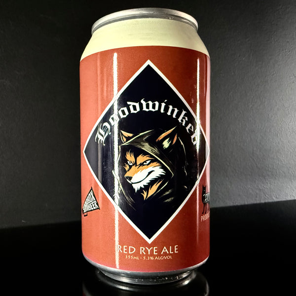 Soapbox x Zero Fox, Hoodwinked: Red Rye Ale, 355ml
