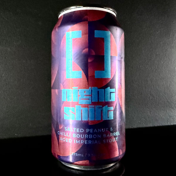 Working Title Brew Co. Night Shift: Salted Peanut Chilli Bourbon BA Imp. Stout, 375ml